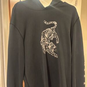 John Varvatos Black Tiger Hoody